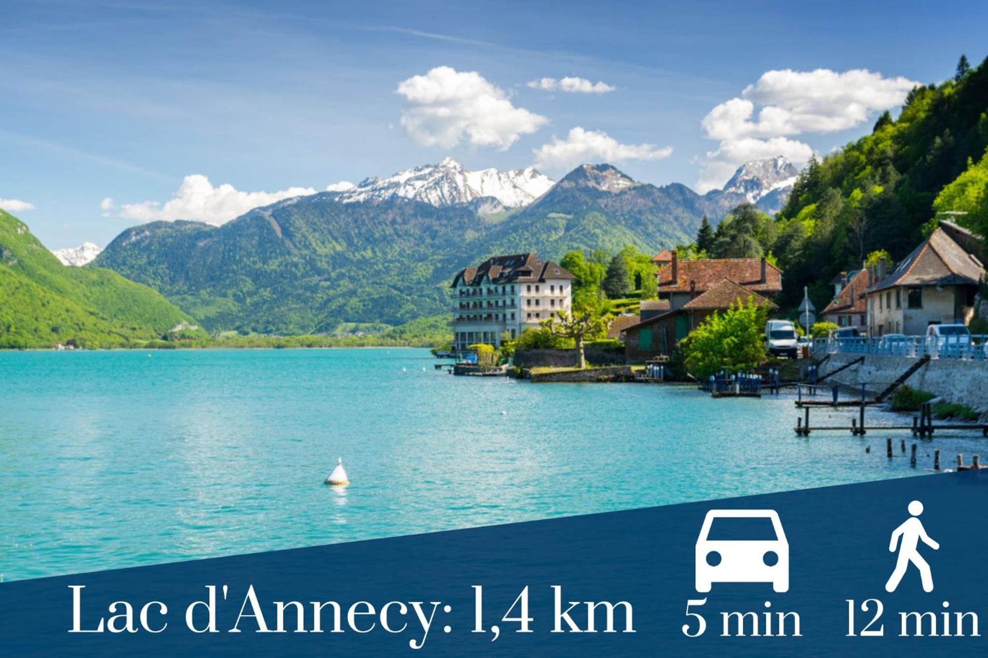 Homey Tidy - New / Proche Centre Annecy / Parking Gratuit / Logement Entierement Equipe Eksteriør billede